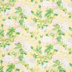 F Schumacher Bermuda Blossoms Yellow 175878 Signature Schumacher Collection Indoor Upholstery Fabric