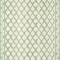 F Schumacher Santa Monica Ikat Leaf Green 176504 by Mark D. Sikes Indoor Upholstery Fabric