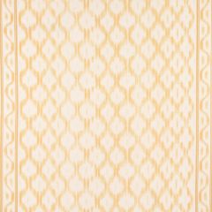 F Schumacher Santa Monica Ikat Yellow 176505 by Mark D. Sikes Indoor Upholstery Fabric