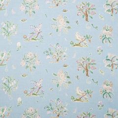 F Schumacher Magical Menagerie Sky 176755 Flight Of Fancy Collection Indoor Upholstery Fabric