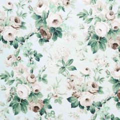 F Schumacher Nancy Floral Seafoam 177204 New Old Fashioned Collection Indoor Upholstery Fabric