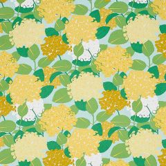 F Schumacher Hydrangea Yellow 177581 Signature Schumacher Collection Indoor Upholstery Fabric