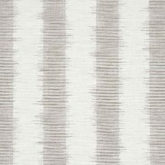 F Schumacher Attleboro Ikat Slate Grey 177815 Stripes Revisits Collection Indoor Upholstery Fabric