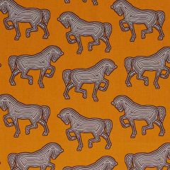 F Schumacher Faubourg Orange 178010 Club Cavalier Collection Indoor Upholstery Fabric