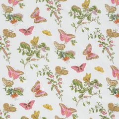 F Schumacher Baudin Butterfly Chintz Blush 178720 Schumacher Classics Collection Indoor Upholstery Fabric