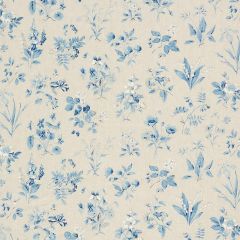 F Schumacher Floreana Blue 178790 Schumacher Classics Collection Indoor Upholstery Fabric