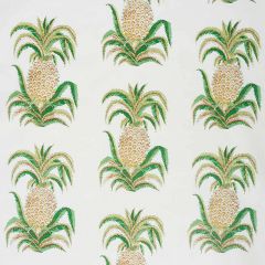 F Schumacher Pineapples Chintz Ivory 178800 Isola Indoor/Outdoor Collection Upholstery Fabric