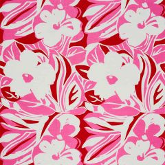 F Schumacher Stevie Pink 178861 Flower Power Collection Indoor Upholstery Fabric