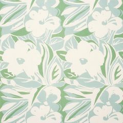 F Schumacher Stevie Green 178863 Flower Power Collection Indoor Upholstery Fabric