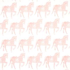 F Schumacher Marwari Horse Pink 179132 by Molly Mahon Indoor Upholstery Fabric