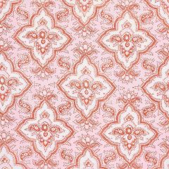 F Schumacher Amalia Medallion Handmade Print Pink 179442 Jacaranda Collection Indoor Upholstery Fabric