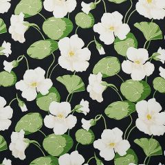 F Schumacher Nasturtium Noir 179490 Signature Schumacher Collection Indoor Upholstery Fabric