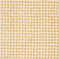 F Schumacher Seed Hand Block Print Mustard 179770 by Molly Mahon Indoor Upholstery Fabric