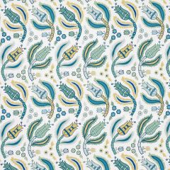 F Schumacher Malabar Vine Peacock 179850 East Meets West Collection Indoor Upholstery Fabric