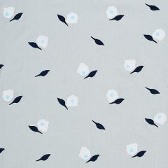 F Schumacher Aquinnah Hand Block Sky 179890 by Caroline Z Hurley Indoor Upholstery Fabric