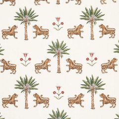 F Schumacher Tiger Palm Cocoa 179930 Mystique Collection Indoor Upholstery Fabric