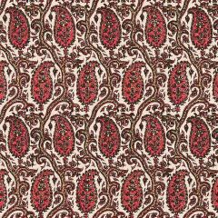 F Schumacher Daria Paisley Maroon 179960 Cabana Collection Indoor Upholstery Fabric