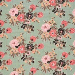 F Schumacher Valentina Floral Green 180023 Orient Express Collection Indoor Upholstery Fabric