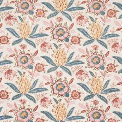 F Schumacher Lafayette Botanical Rosso Antico 180252 by Williamsburg Indoor Upholstery Fabric