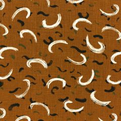 F Schumacher Brushmark Gold 180401 by David Kaihoi Indoor Upholstery Fabric