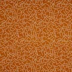 F Schumacher Tangent Print Saffron 180412 by Hadiya Williams Indoor Upholstery Fabric