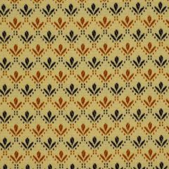 Robert Allen Flower Bud Prussian 180417 Indoor Upholstery Fabric