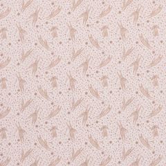 F Schumacher Rabbit High Performance Print Blush 180441 by Marie Chantal Indoor Upholstery Fabric