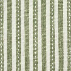 F Schumacher Mathis Ticking Stripe Sage 180591 New Traditional: Provenal Collection Indoor Upholstery Fabric