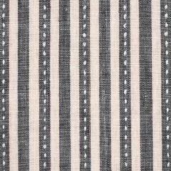 F Schumacher Mathis Ticking Stripe Carbon 180592 New Traditional: Provenal Collection Indoor Upholstery Fabric