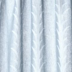 F Schumacher Acanthus Stripe Sheer Slate 180802 by Celerie Kemble Essentials: Sheers and Casements Collection Drapery Fabric