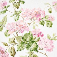 F Schumacher Summer Hydrangea Blush 180821 New Old Fashioned Collection Indoor Upholstery Fabric