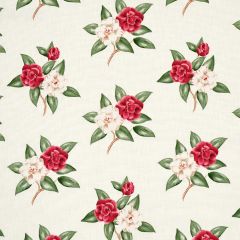 F Schumacher Casablanca Floral  Garnet 180910 Swing Time Indoor/Outdoor Collection Upholstery Fabric