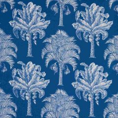 F Schumacher Grand Palms  Navy 180961 Swing Time Indoor/Outdoor Collection Upholstery Fabric