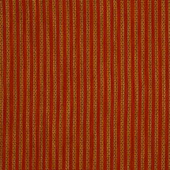 Robert Allen Tied Rows Poppy Color Library Collection Indoor Upholstery Fabric