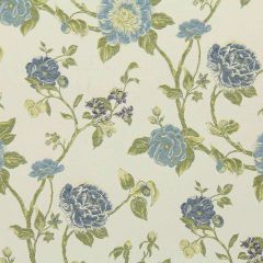 Robert Allen Large Buds Bluebell Color Library Collection Indoor Upholstery Fabric