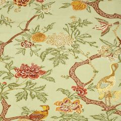 F Schumacher Arbre Chinois Sage 174082 Indoor Upholstery Fabric