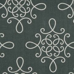 Beacon Hill Crown Scroll-Titanium 226346 Decor Multi-Purpose Fabric