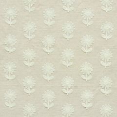 F Schumacher Paley Embroidery Natural 73482 Happy Together Collection Indoor Upholstery Fabric