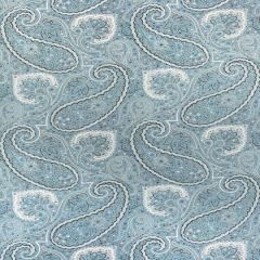 Thibaut Sherrill Paisley Aqua F985078 Greenwood Collection Multipurpose Fabric