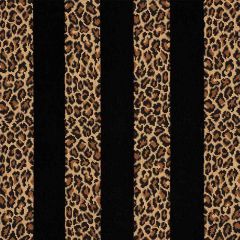 F Schumacher Guepard Stripe Velvet Black 77142 by Timothy Corrigan Indoor Upholstery Fabric