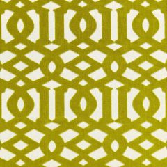 F. Schumacher Imperial Trellis Velvet Chartreuse 65591 Chroma Collection Upholstery Fabric