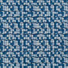 Beacon Hill Bukatan Indigo 261824 Linen Embroideries Collection Multipurpose Fabric
