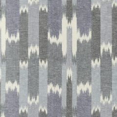 Robert Allen Acoustic Wave Batik Blue 246919 Drenched Color Collection Indoor Upholstery Fabric