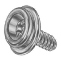 DOT® Durable™ Screw Stud 93-XB-103937-1A Nickel-Plated Brass 5/8 inch 100 pack