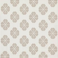 GP and J Baker Kersloe Ivory / Stone BF10768-1 Keswick Embroideries Collection Drapery Fabric
