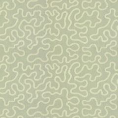 Lee Jofa Winding Way Lichen 2010140-311 Hollyhock II Collection by Suzanne Rheinstein Indoor Upholstery Fabric