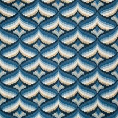 Lee Jofa Giles Embroidery Indigo 2019106-155 Manor House Collection Multipurpose Fabric