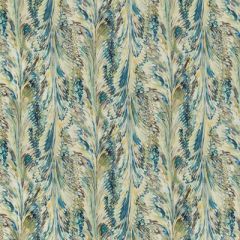 Lee Jofa Taplow Print Peacock / Gold 2019114-345 Manor House Collection Multipurpose Fabric