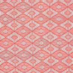 F Schumacher Amazing Maze Coral 65324 by Trina Turk Upholstery Fabric
