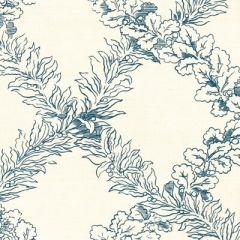 Lee Jofa Leaf Trellis Blue 2020138-150 by Paolo Moschino Multipurpose Fabric